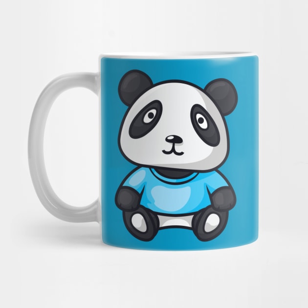 Cute Panda for Kids by vladocar